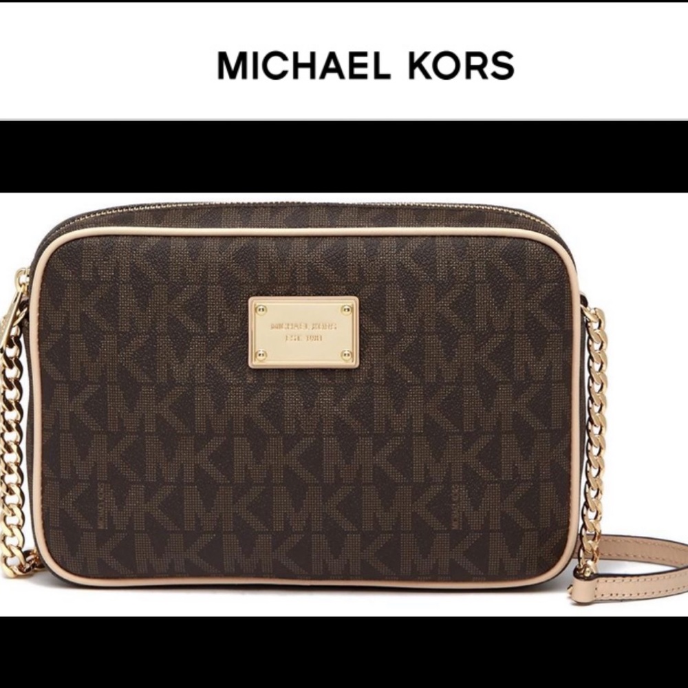 Michael Kors Monogram Logo Crossbody